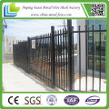 Black Powder Coated Ornamental Iron Picket Fence for America